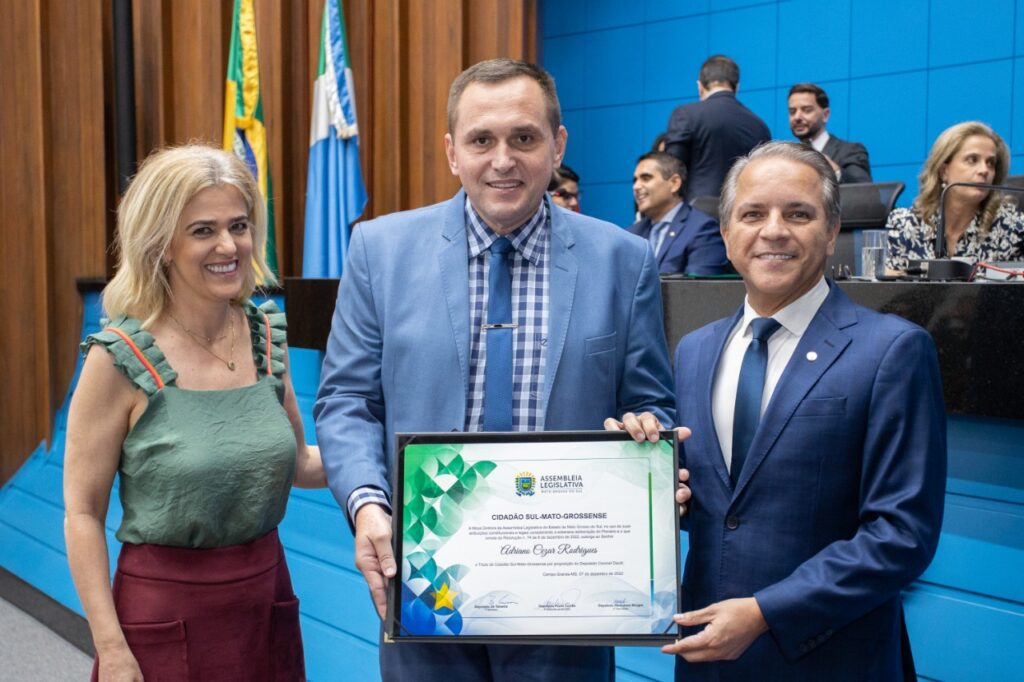 Coronel David homenageia personalidades importantes no MS com Títulos de cidadão sul-mato-grossense