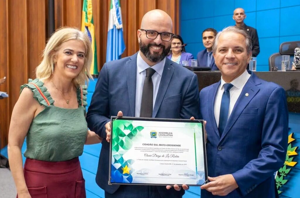 Coronel David homenageia personalidades importantes no MS com Títulos de cidadão sul-mato-grossense